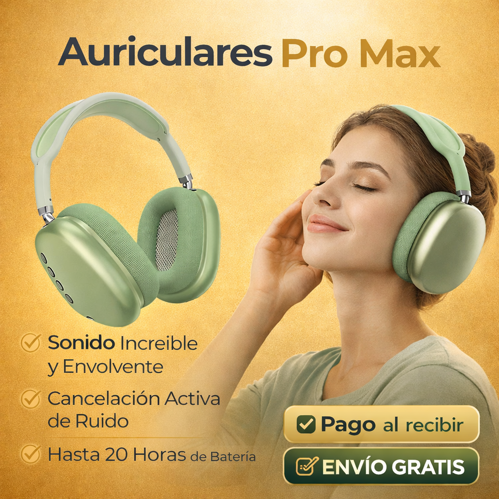 🎧 Auriculares Pro Max + Cable USB-C Incluido | Disponibles en varios Colores 🔥