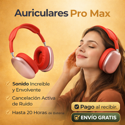 🎧 Auriculares Pro Max + Cable USB-C Incluido | Disponibles en varios Colores 🔥