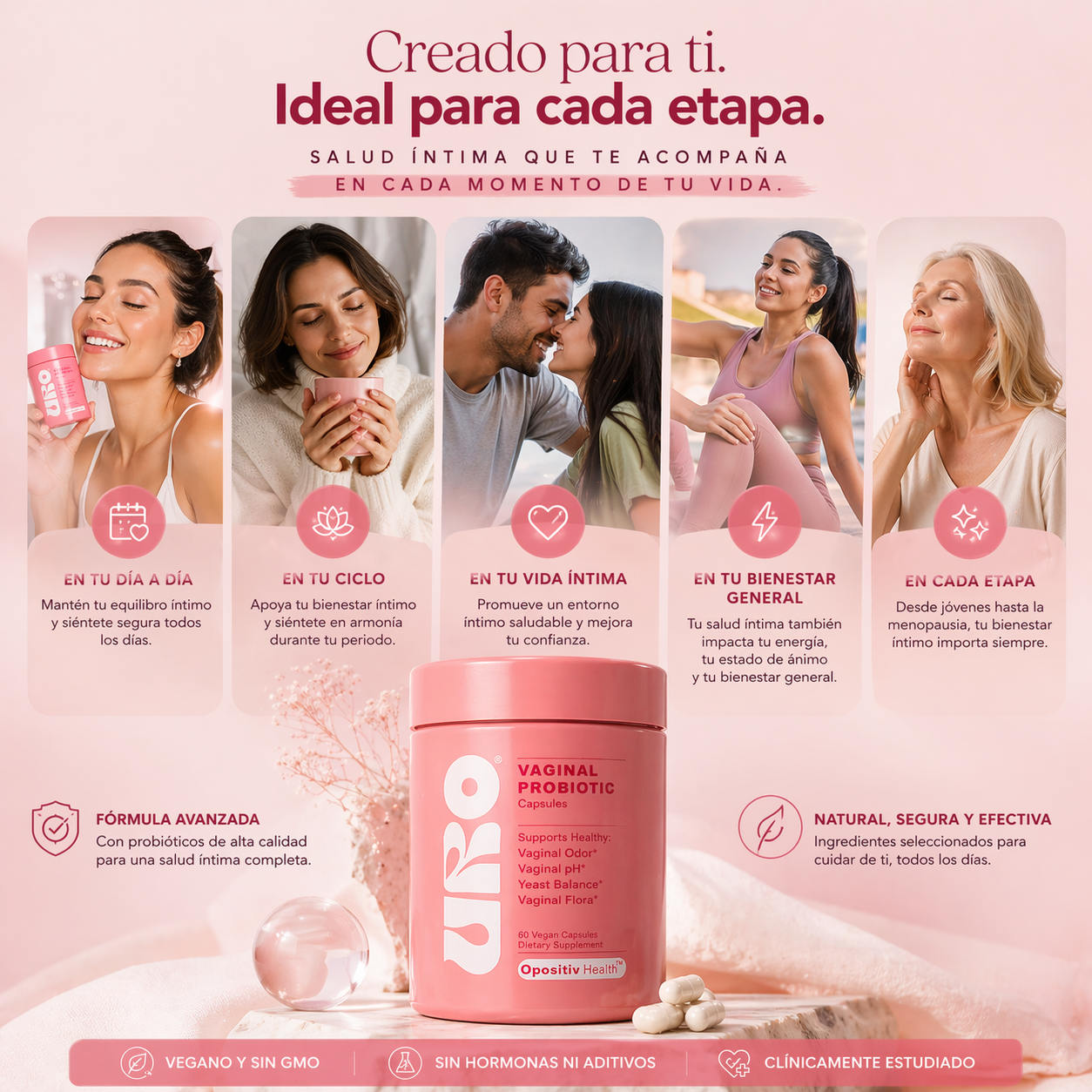 💖 URO Probiótico Vaginal: recupera tu equilibrio íntimo y vuelve a sentirte segura todos los días ✨