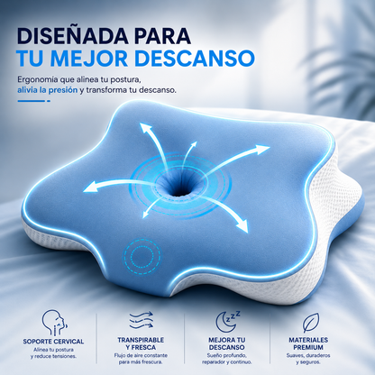 💤🔥 Almohada Cervical Viscoelástica — El descanso premium que tu cuello estaba esperando 😍🛌