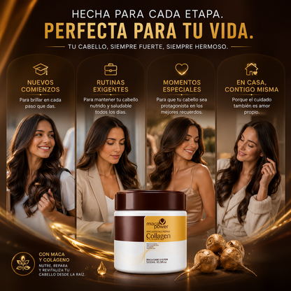 🚨 ¡Despídete del frizz y luce un cabello brillante desde la primera aplicación! 🚨 ✨ Mascarilla Capilar Reparación ✨