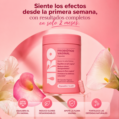 💖 URO Probiótico Vaginal: recupera tu equilibrio íntimo y vuelve a sentirte segura todos los días ✨